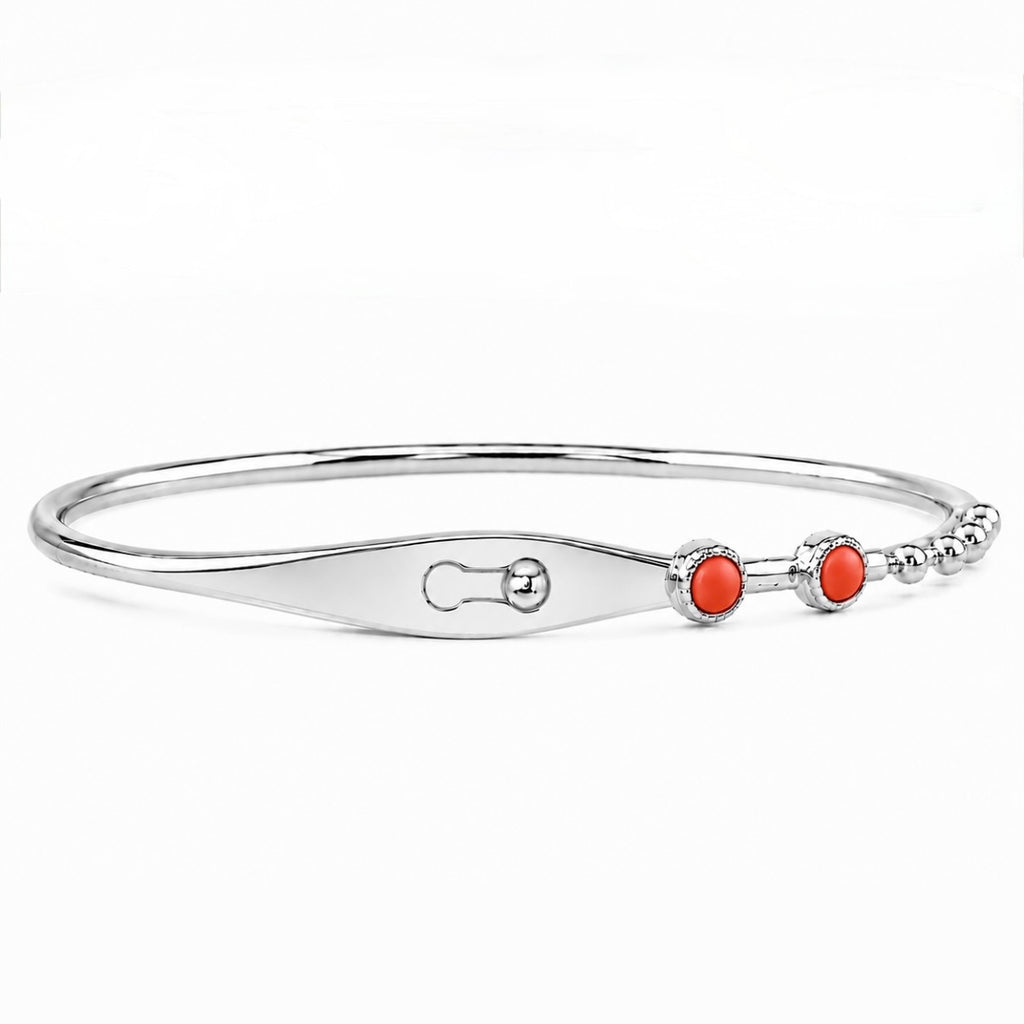 Lades Lock Red Stone Cuff