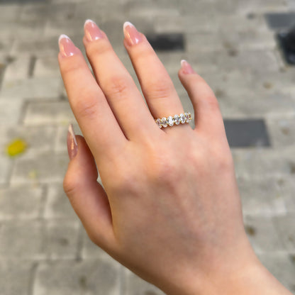 D-Color Oval Tamtur Yüzük