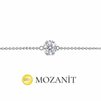 Moissanit Solitär Armband