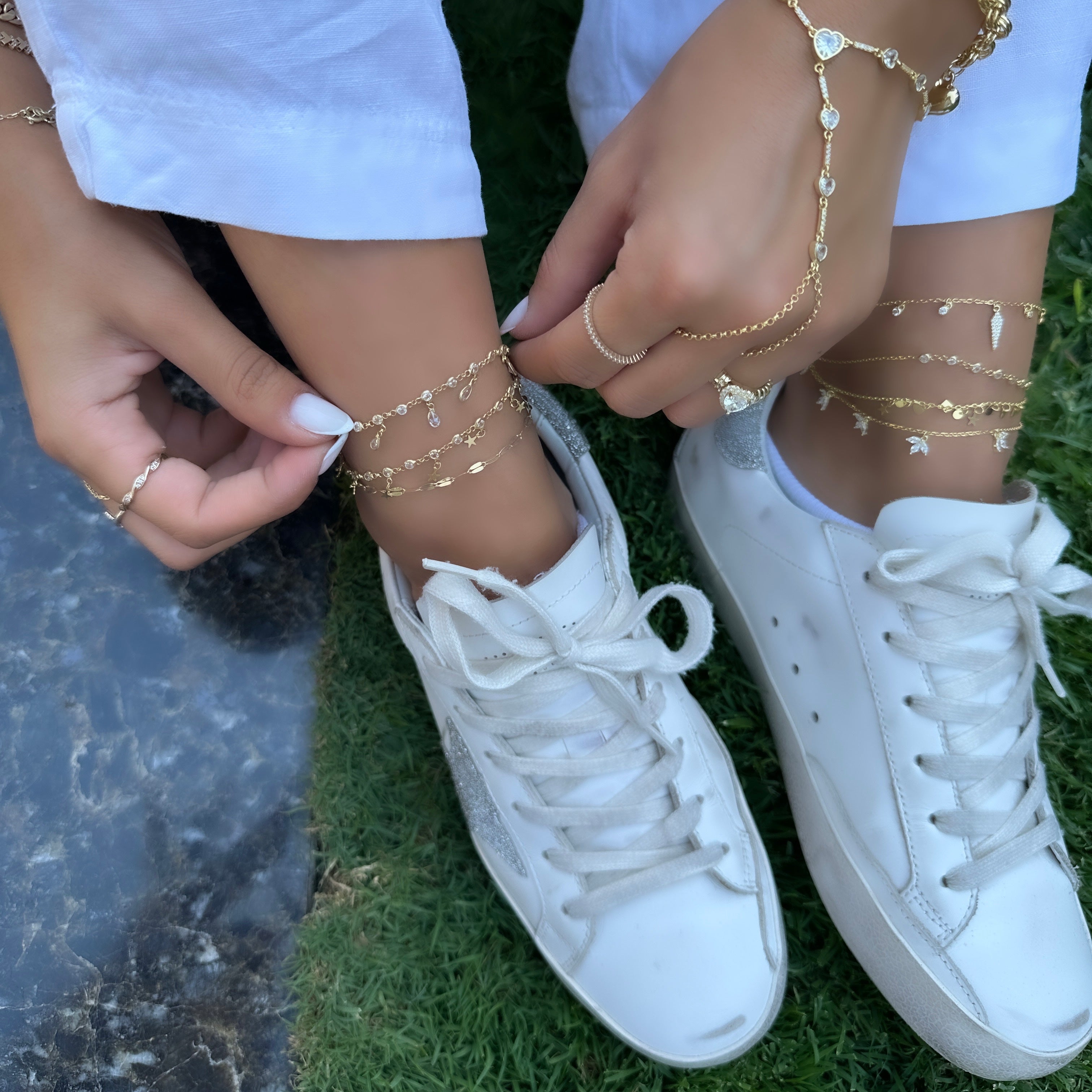 Damla Taş Sallantılı Halhal