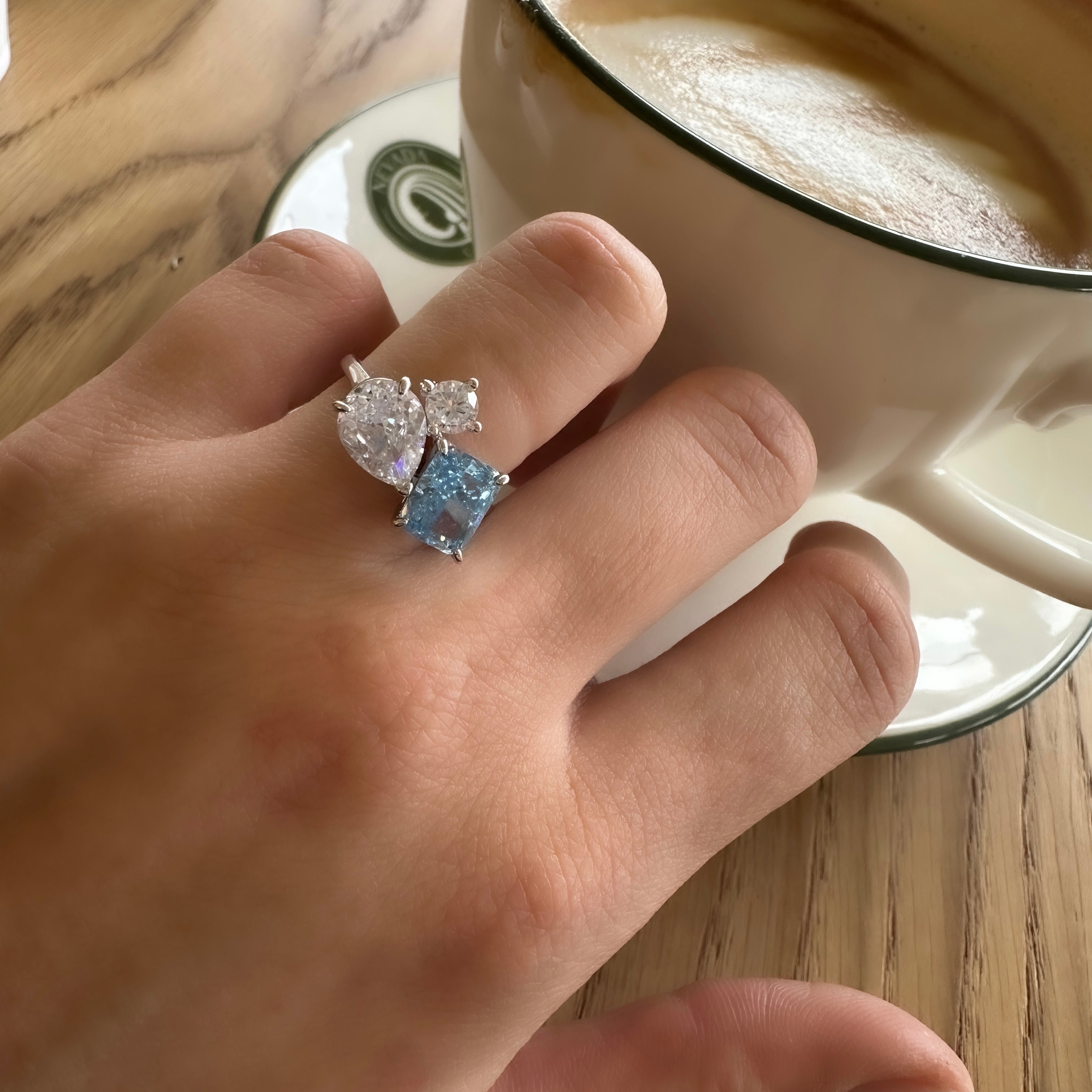 Ice Cut Zweifach-Design-Ring