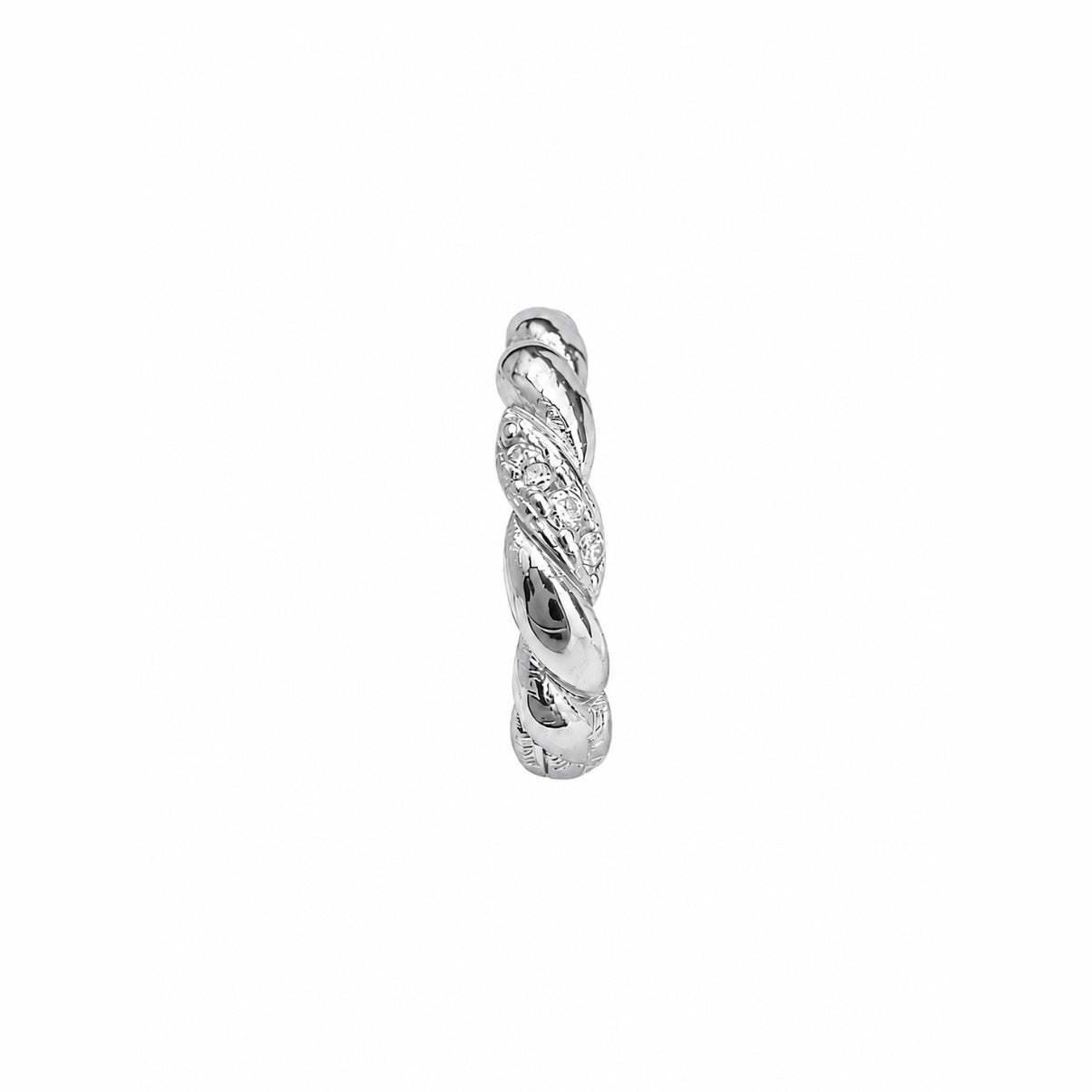 Taşlı Burgu Halka Piercing