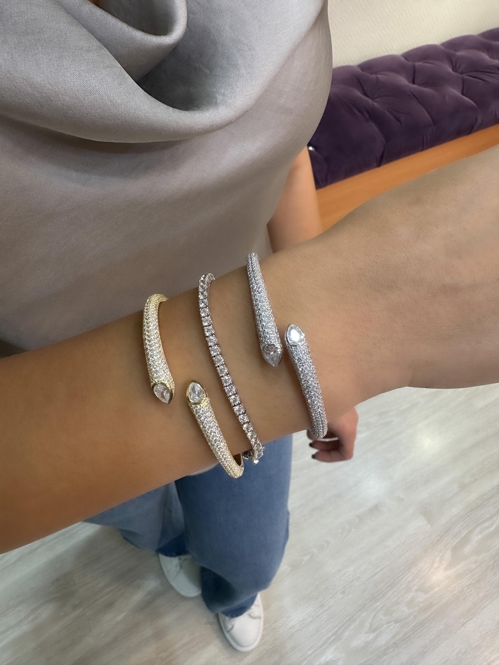 Drop Stone Offene Mittelklemme