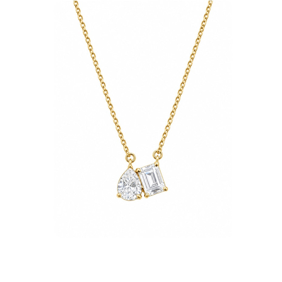 Damla Emerald Kolye