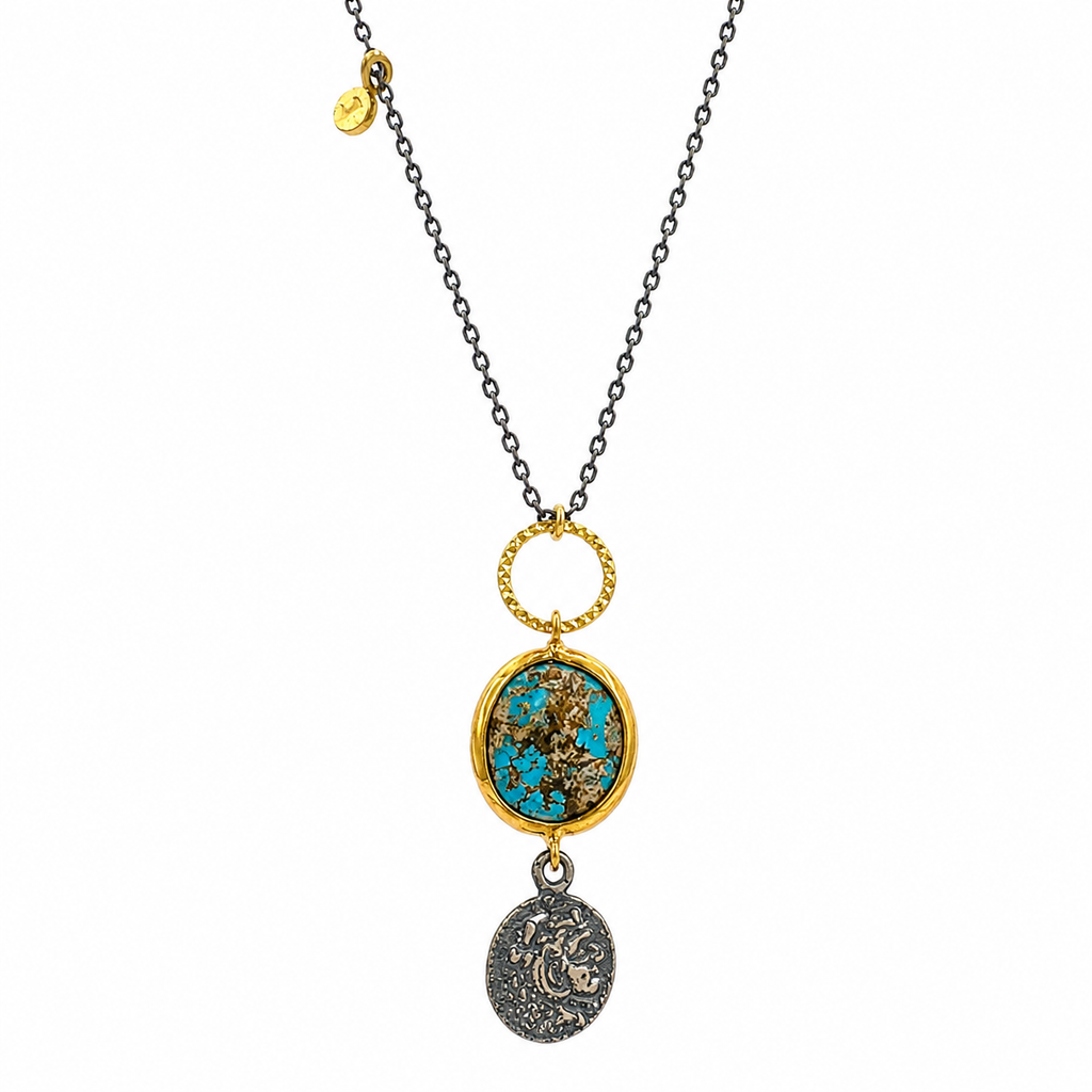Turquoise Stone Design Necklace