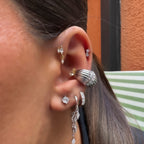 Üç mm Tektaş Küpe