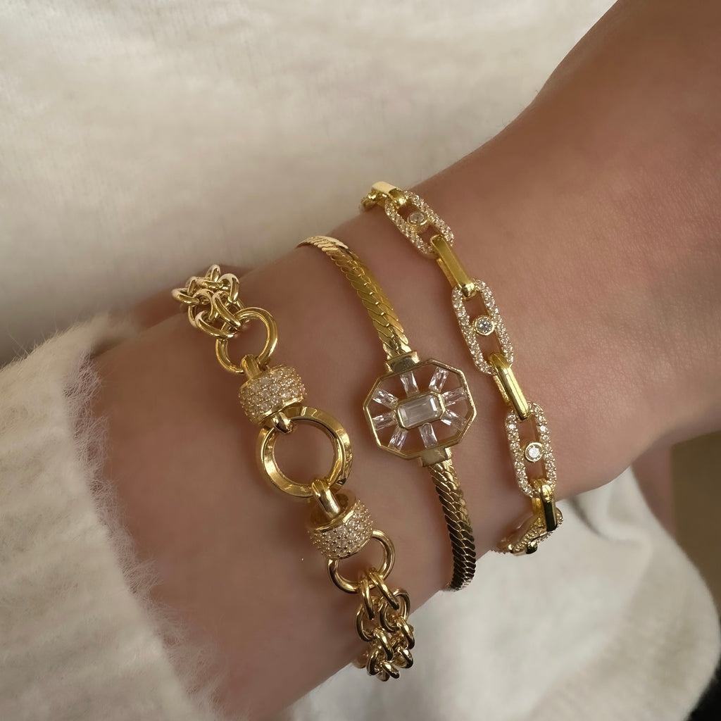Gala Drop Baguette-Armband