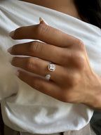 Kare Kesim Baget Yüzük