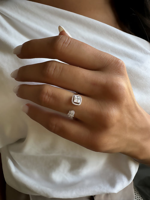 Kare Kesim Baget Yüzük