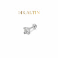 14K Tektaş Piercing
