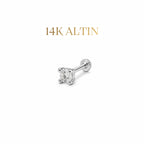 14K Tektaş Piercing