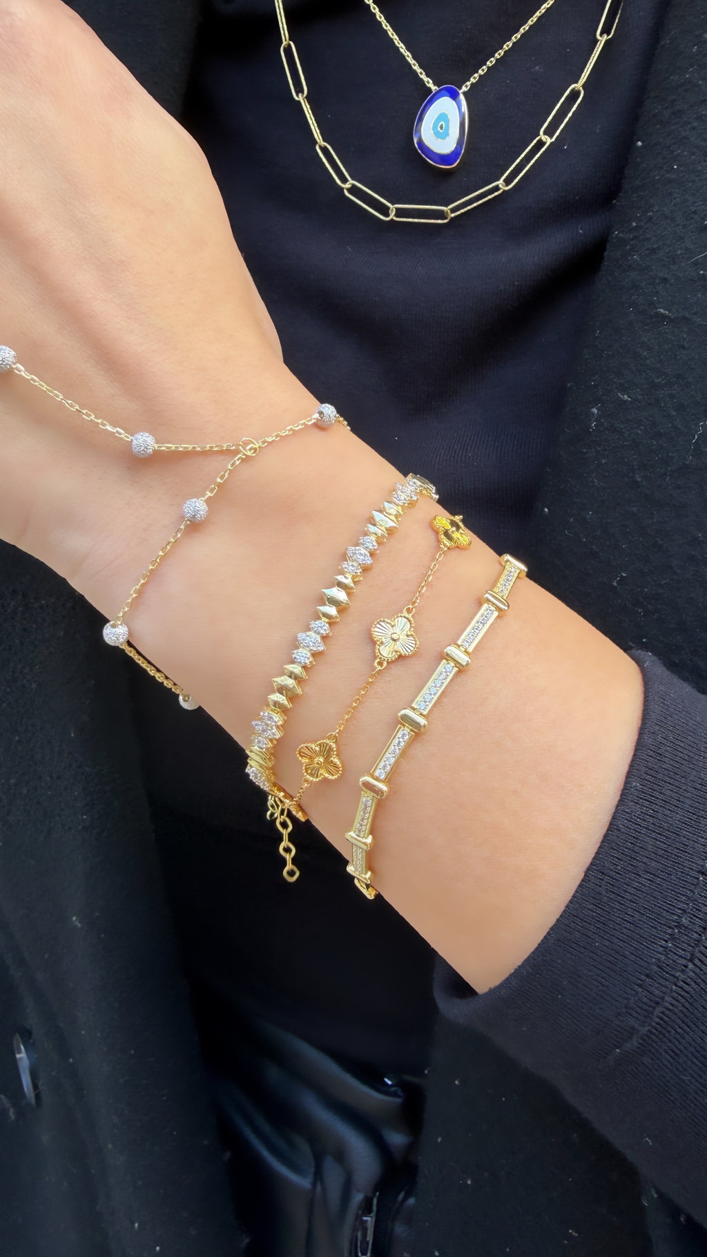 Markiz Taş Detaylı Bileklik