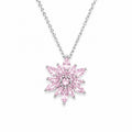 Pembe Lotus Kolye