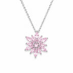Pembe Lotus Kolye
