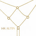 14K Yuvarlak Desen Şahmeran