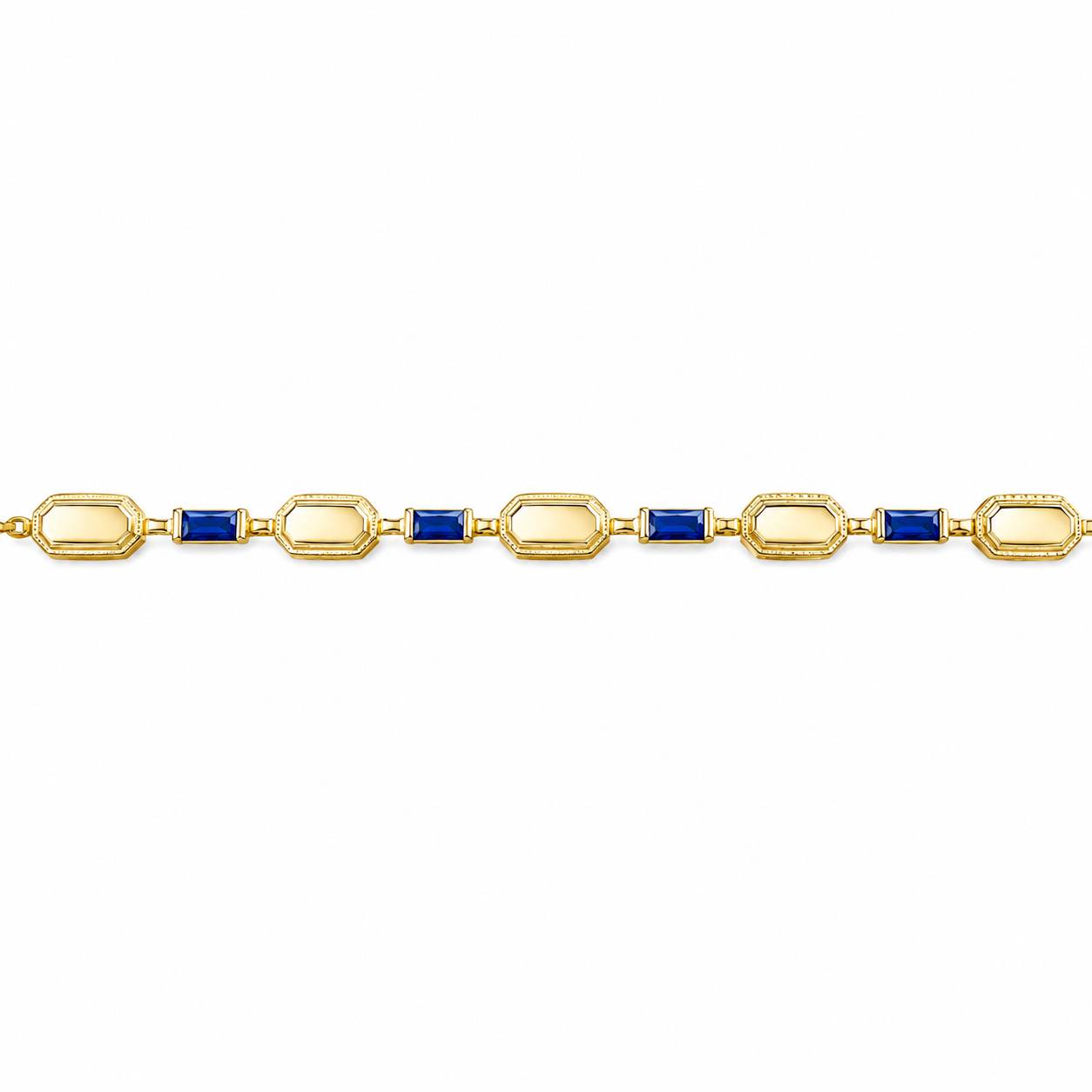 Armband mit farbigen quadratischen Steinen