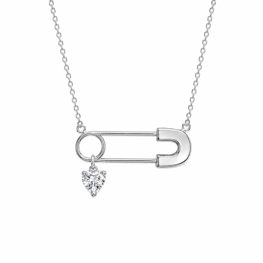 Mother-of-Pearl Paperclip Necklace