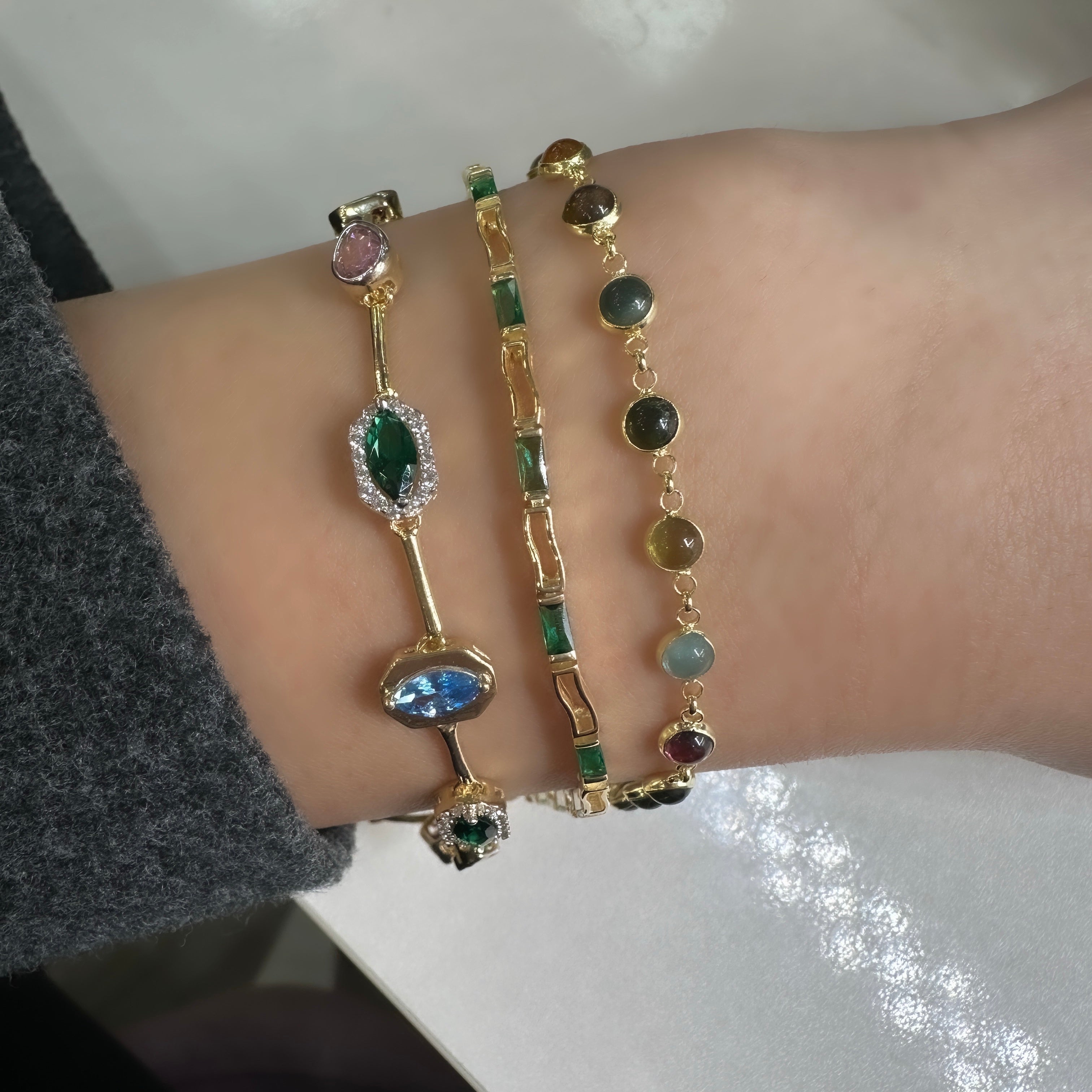 Karışık Sembol Renkli Bileklik