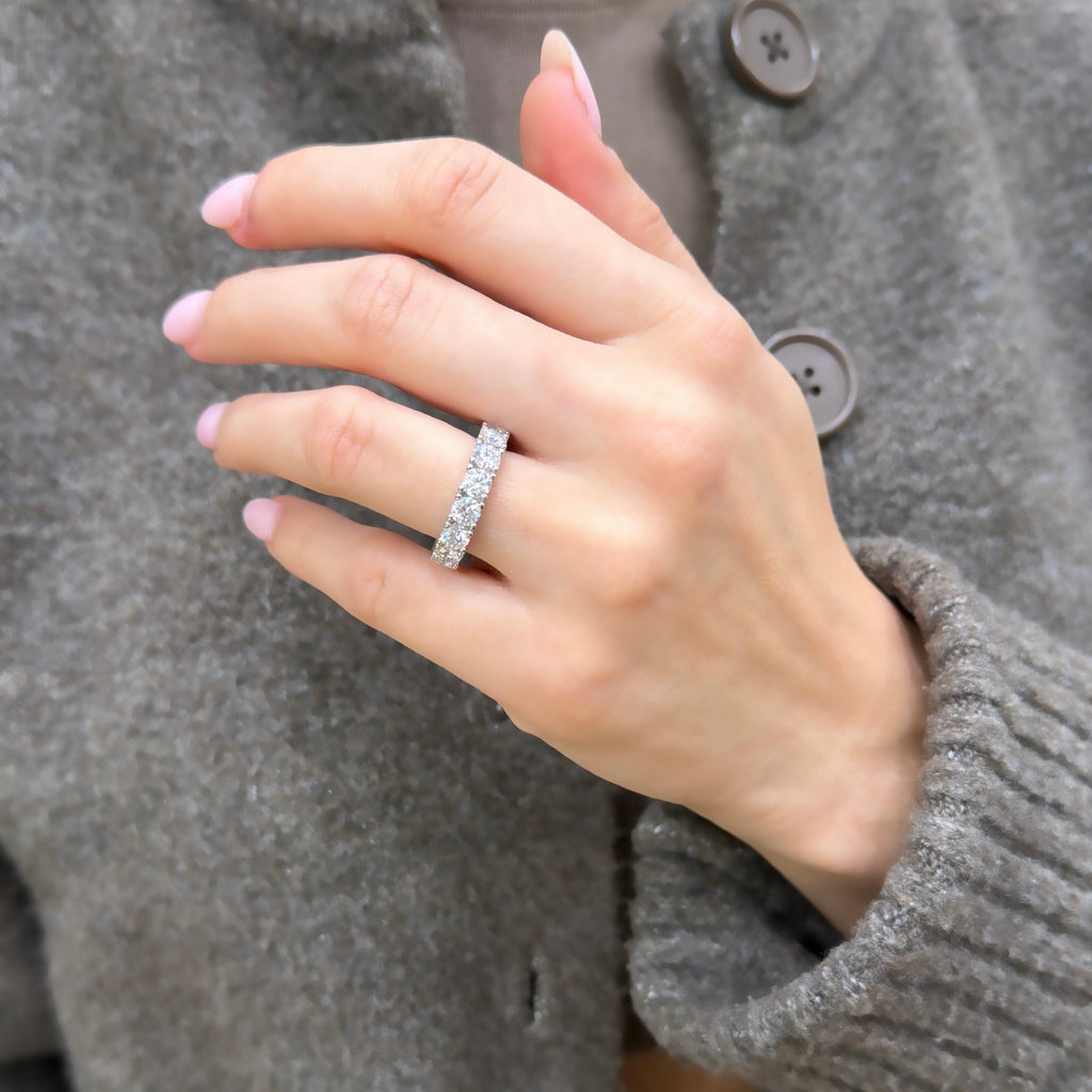 Büyük Boy Mozanit Tamtur Yüzük