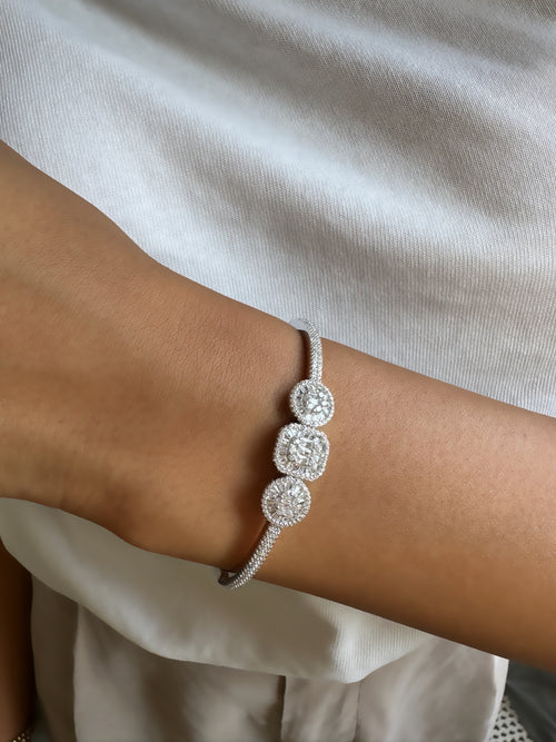 Karışık Taşlı Baget Kelepçe