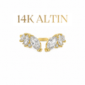 14K Angel Wing Stacking Yüzük
