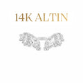 14K Angel Wing Stacking Yüzük
