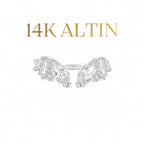 14K Angel Wing Stacking Yüzük