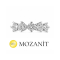 Zwei Karat Moissanit Fünfstein-Ring