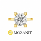 Two Carat Moissanite Solitaire Ring