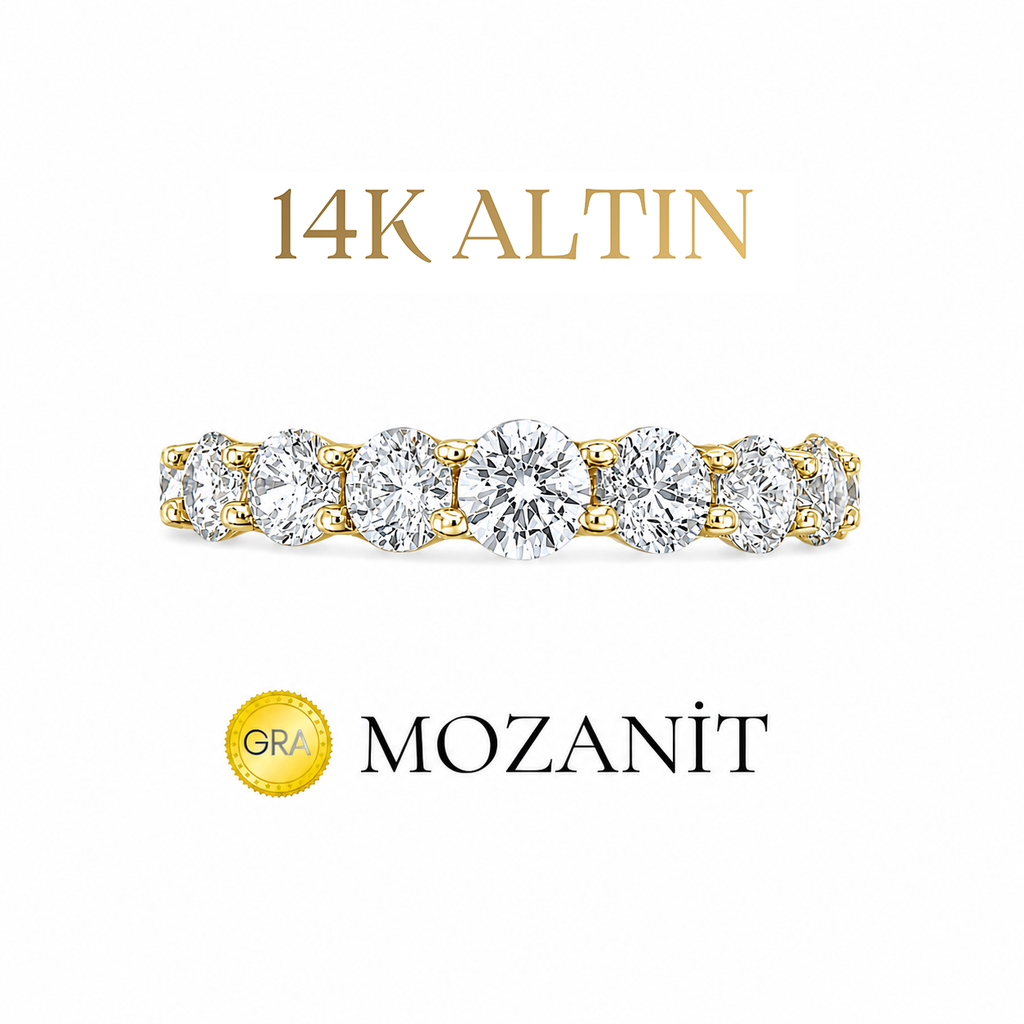 14K D-Color Eternity-Ring