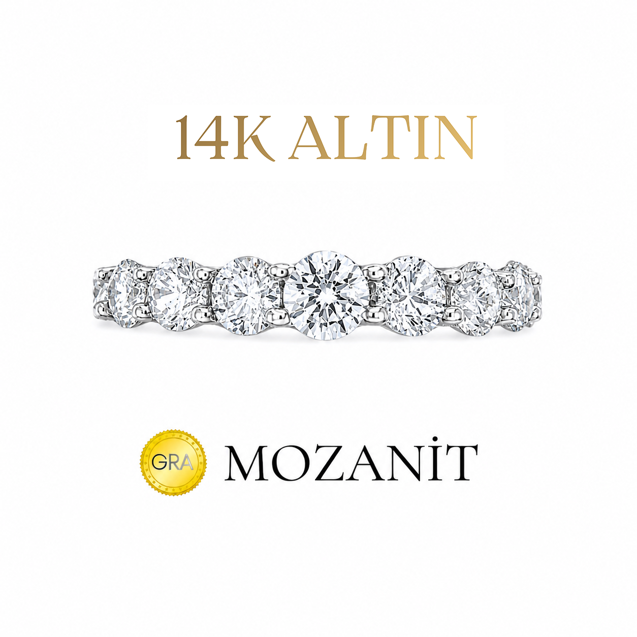 14K D-Color Eternity-Ring