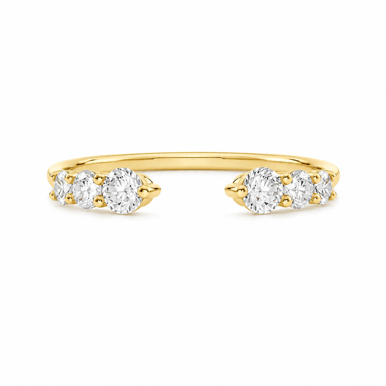 Offener Ring, halber Umfang, Stacking-Ring