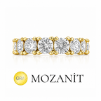 Large Moissanite Eternity Ring