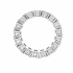 Large Moissanite Eternity Ring
