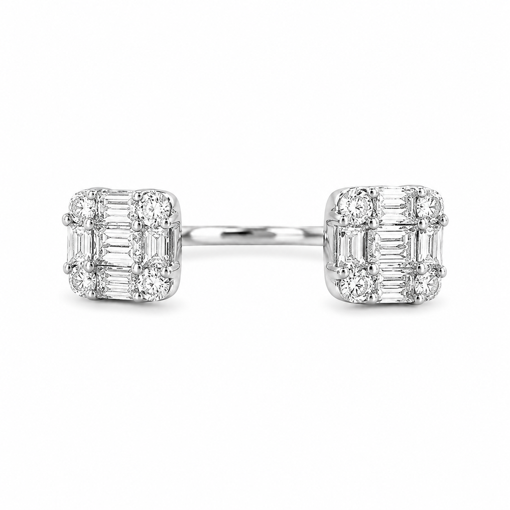 Double Baguette Stone Ring