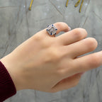 Vintage Colorful Stone Sparrow Ring