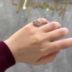 Vintage Colorful Stone Sparrow Ring