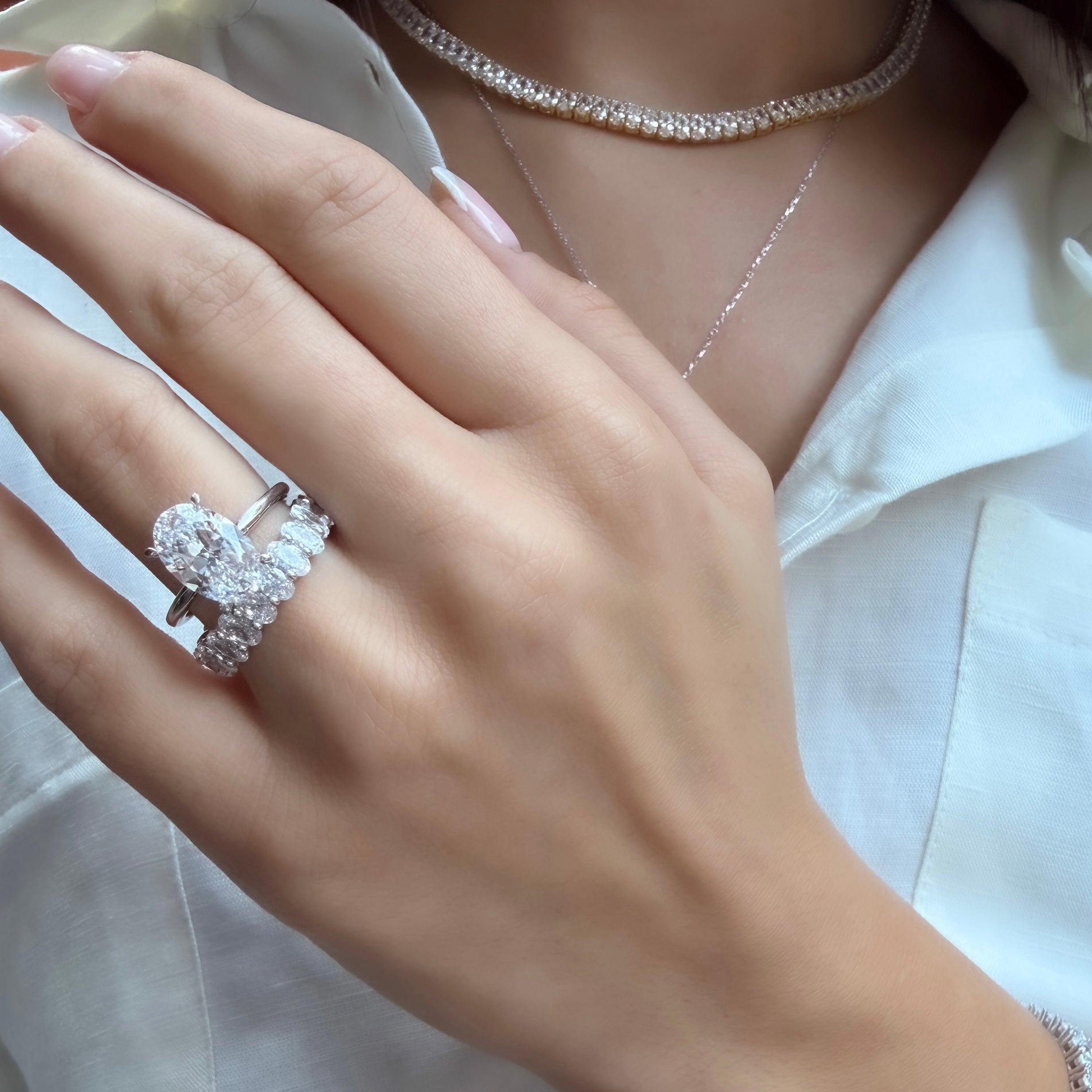 D-Color Oval Tamtur Yüzük