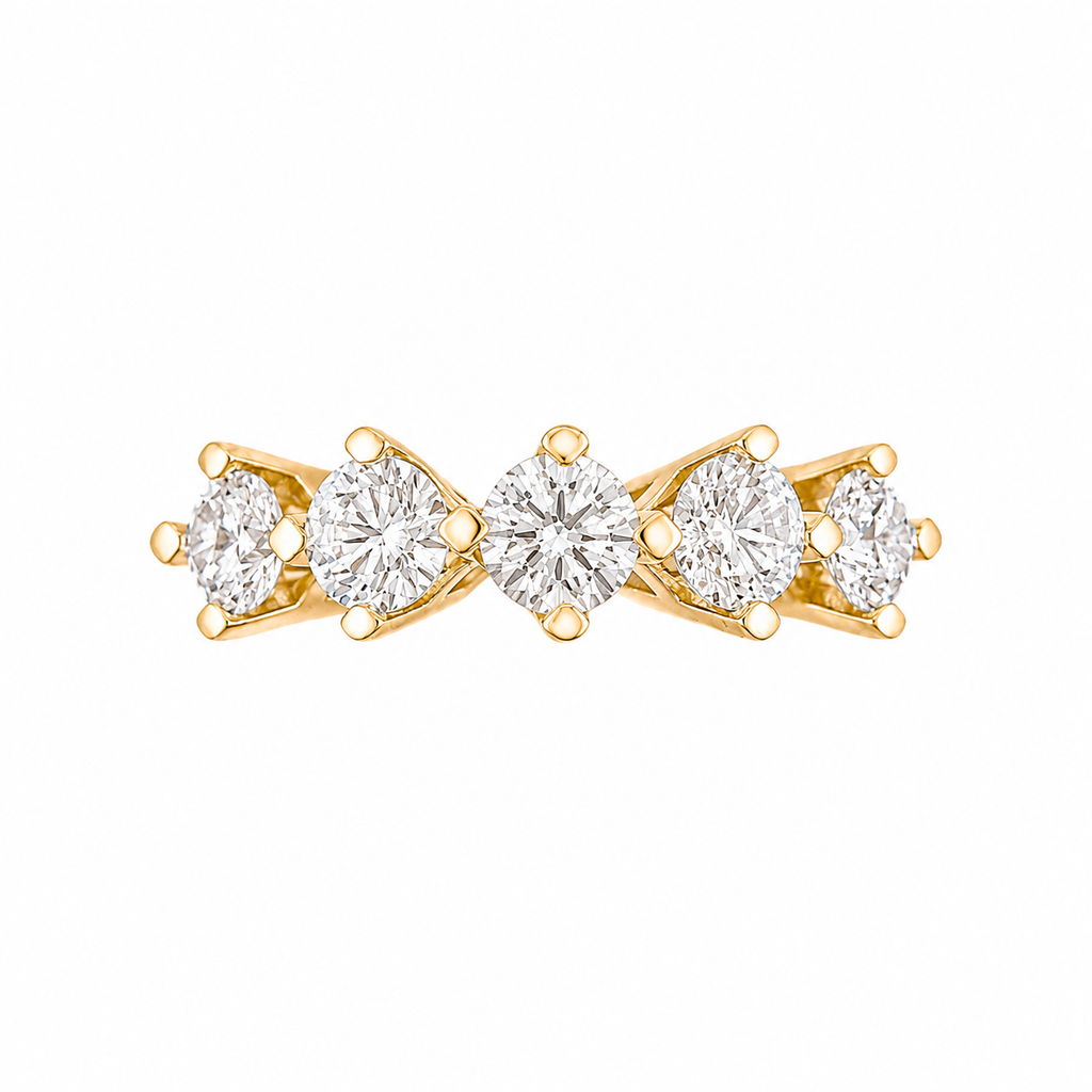 Two Carat Five Stone Ring
