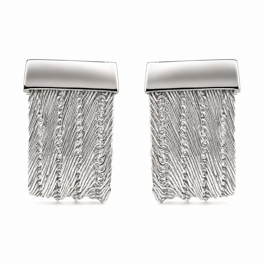 5-Row Trabzon Woven Earrings