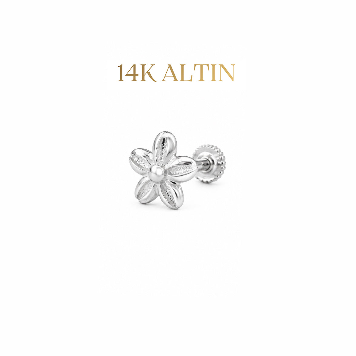 14K Papatya Piercing