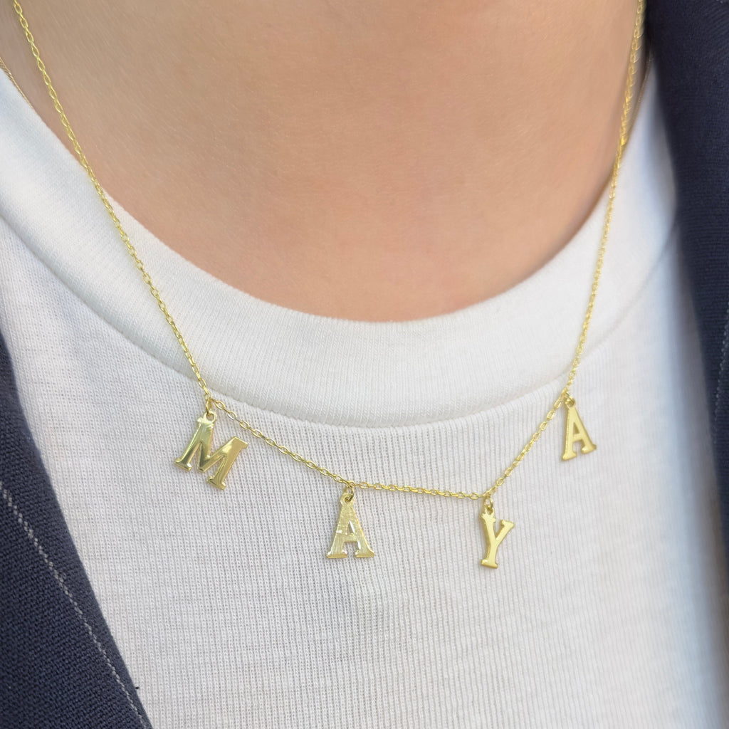 Personalisierte Namenskette