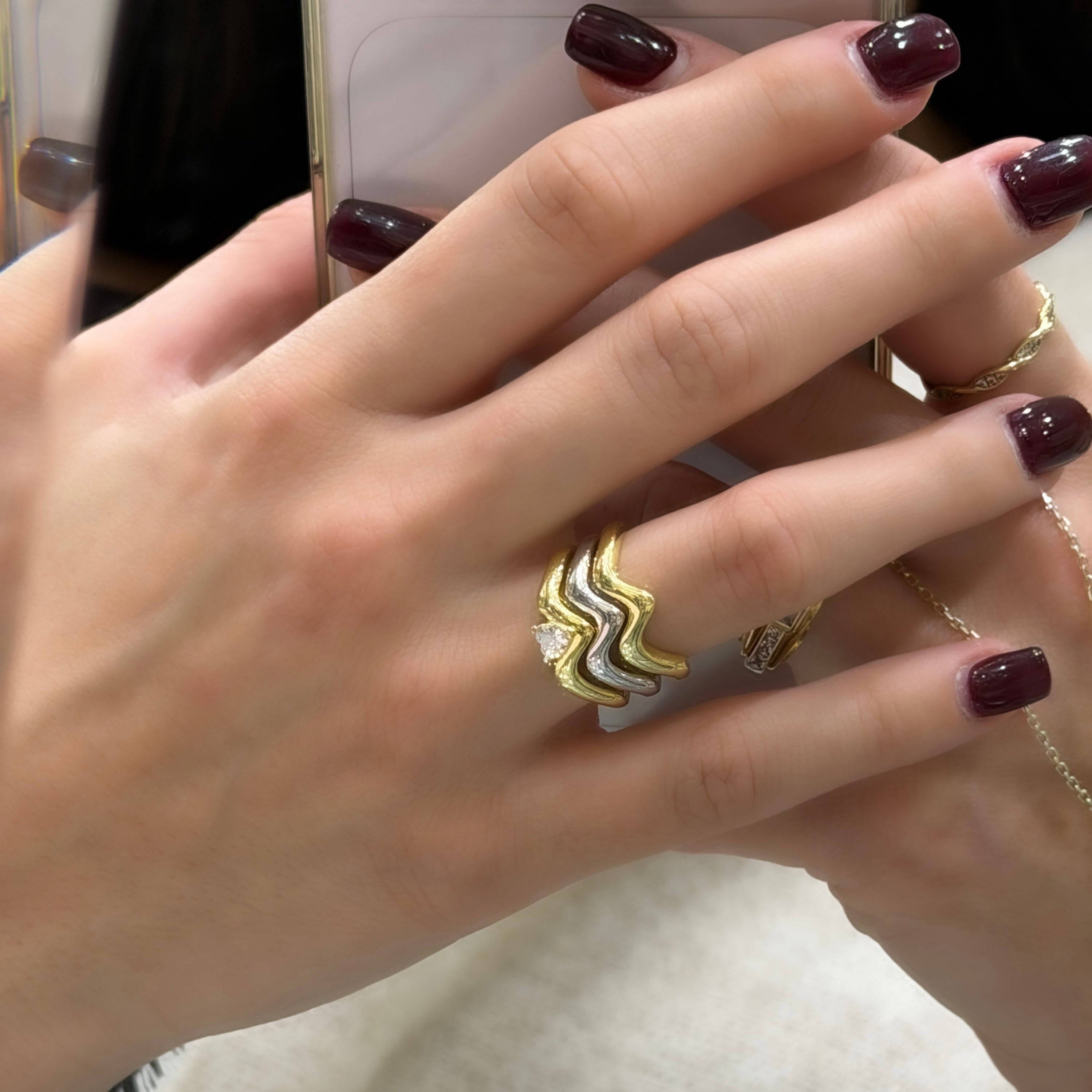 Carla Zig Zag Detaylı Yüzük