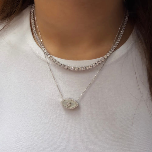 White Dogfish Necklace