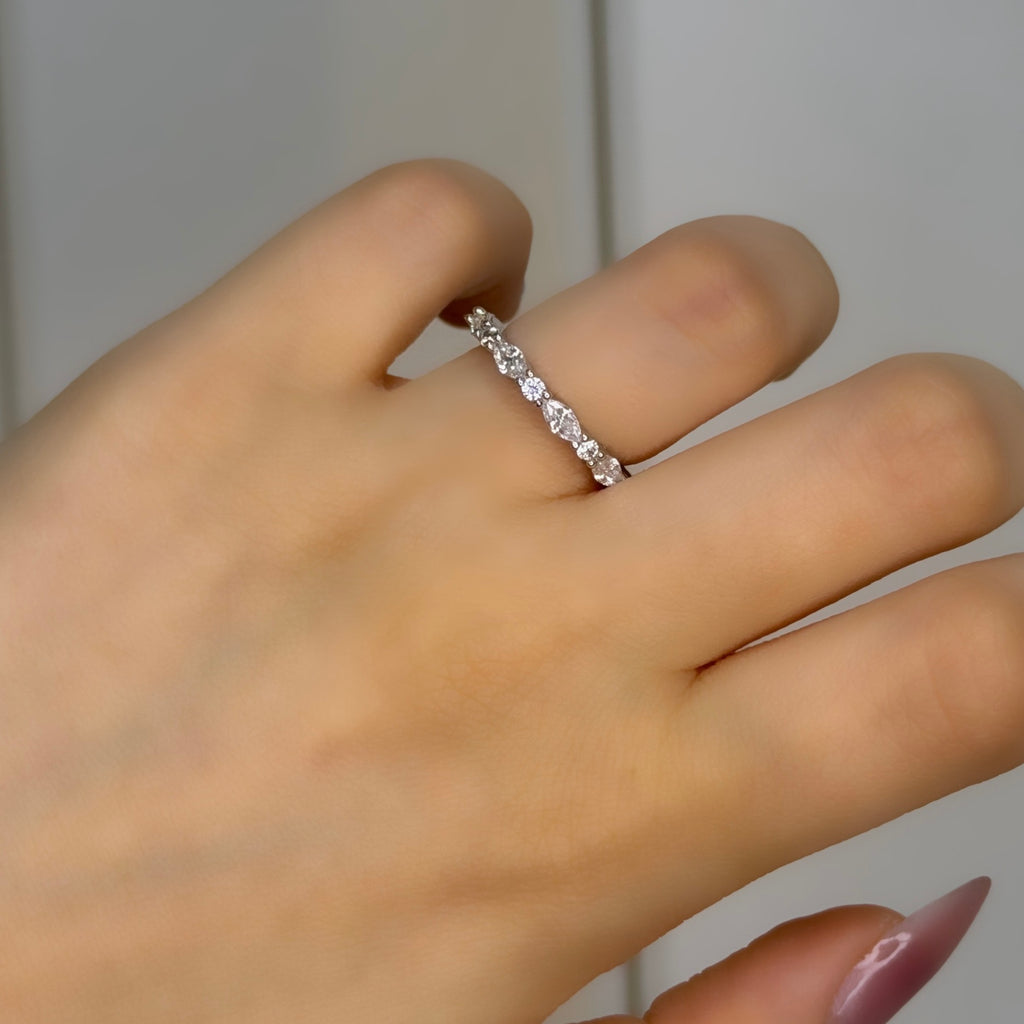 Marquise Cut Eternity Ring