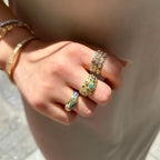 Nazar Mineli Yüzük