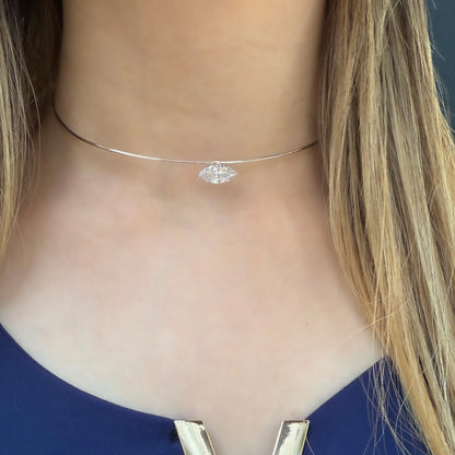 Tasarım Markiz Kesim Choker Kolye