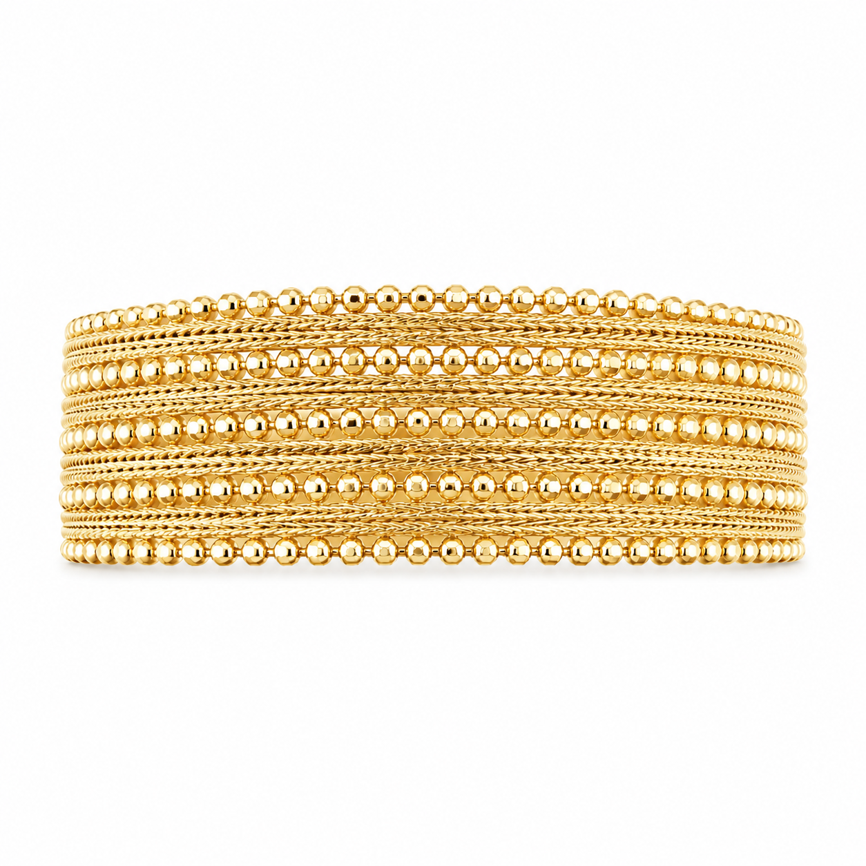 9-reihiges geflochtenes Armband