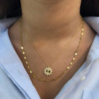 Lazer Kesim Güneş Kolye