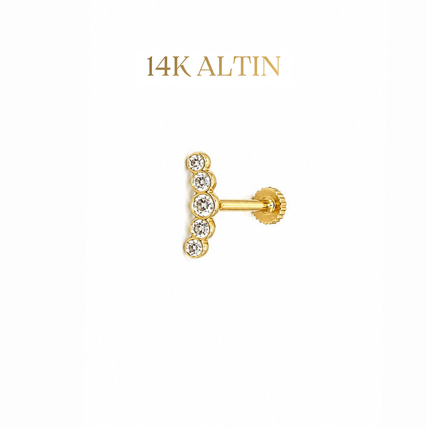 14K Beştaş Kavis Piercing
